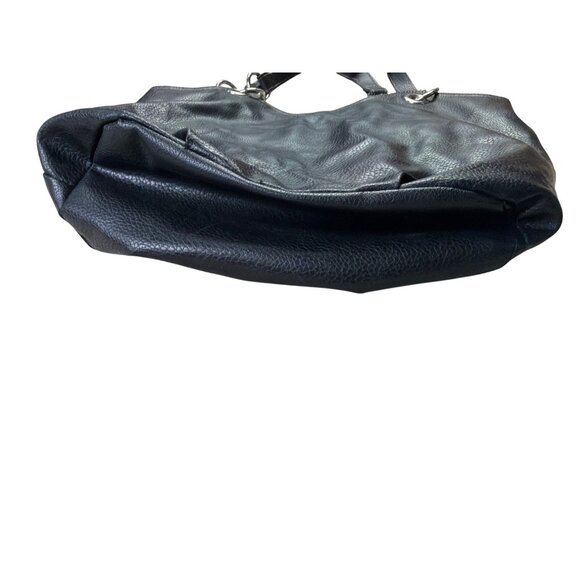 Nine West Black Faux Leather Tote Shoulder Bag - Picture 8 of 10